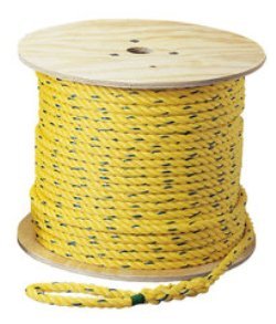 31-841 Pro-Pull™ Polypropylene Rope, 1/4 inch diameter x 1000 feet long