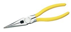 35-039 Long-Nose Pliers, Heavy-Duty with Cutter, and Stripping Holes for #12 and #14 AWG Wire, 8-1/2 Inch Length