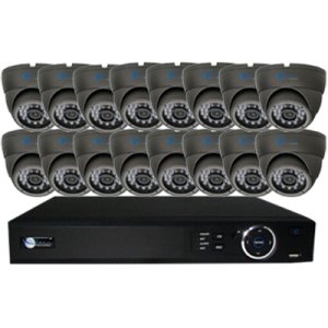 16 Dome IR Security DVR Kit for Business Professional Grade