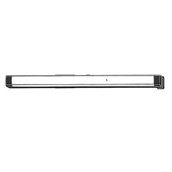 Door Concealed Vertical Rod Exit Device, Narrow Stile, Silent Electrification Latch Retraction, 48" Opening Width, Black Anodized Pushbar, For Aluminum Door