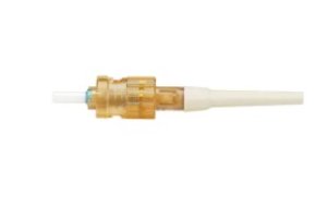 ST2 OM1 900µm multimode simplex fiber optic connector. Ivory Boot. For use with OCTT2 OptiCam fiber termination tool