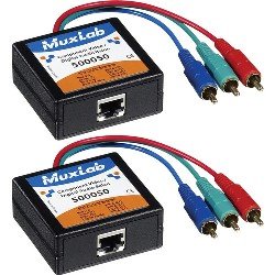 500050-2PK MuxLab Component Video & Digital Audio 2-Pack Balun Kit