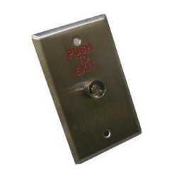 5221-P23DA Black Box 1/4" Diameter Pneumatic Time Delay Push Button