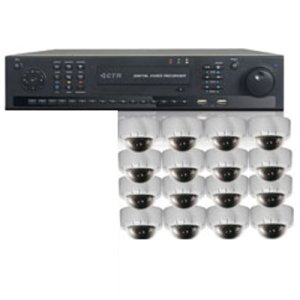 16 HD 1080p IR Dome HD-SDI DVR Kit for Business Professional Grade