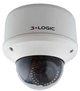 VISIX 3 MEGAPIXEL IP CAMERA, SSERIES, OUTDOOR DOME, 2.8-12MMREMOTE FOCUS LENS