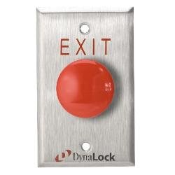 6211 Dynalock Pushbuttons, Palm Switch, Marked “EXIT”, A-A, SPDT