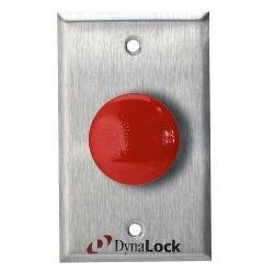6230-NR-CB-NC Dynalock Palm Switch, MOM, FORM Z, Narrow Plate - 1-3/4” wide, substitute, additional set of momentary NO or NC contacts.
