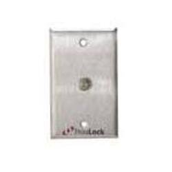 6282-US32D Dynalock Pushbutton, 1” Dia. SST A-A, SPDT, US32D Satin Stainless Steel