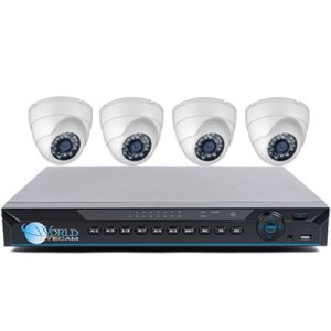 4 HD 1080p Security Dome DVR Kit for Business Commercial Grade