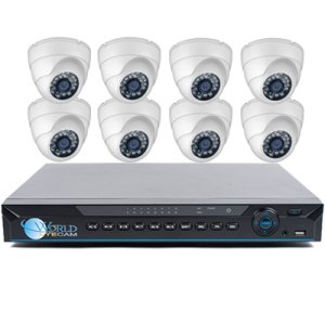8 HD 1080p Dome Cameras DVR Kit for Business Commercial Grade 