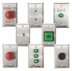 6717 Dynalock Exit Controls & Monitor Stations, Weatherproof Push Button