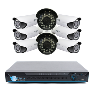 8 CH NVR & 8 x 5 Megapixel HD Bullet Camera With 1TB Hard Drive Pre-installed for Business Professional Grade