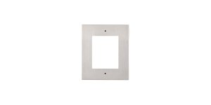 IP Intercom Frame, 1-Module, Wall Mount, Nickel