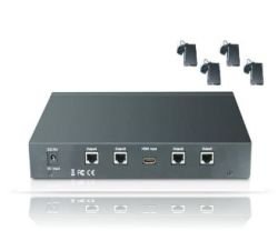 AZHDMI4X HDMI Splitter / Extender by CAT-5e/6