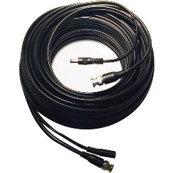 BP0033/PM100B RG59 Coaxial Premade Cable (100', Black)