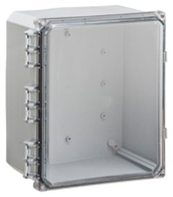 BW-SL12106C Non-Metal Latch-Enclosure With Clear Door Polycarbonate