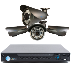 4 HD 1080P Varifocal 2.8-12mm Security Bullet IR 200ft Night Vision HD Kit for Business Professio...