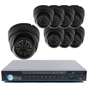 8 HD 1080p Dome Cameras DVR Kit for Business Professional Grade