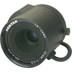Pentax C61219 12mm, f/1.2 Auto-Iris Lens with a Manual Override Feature, C-Mount for 2/3-Inch CCD