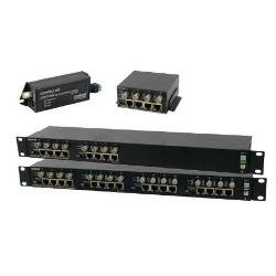 CLFE4COAX 4 Channel Ethernet Over COAX with Pass-Through PoE