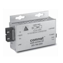 CNFE1002MAC1A-M Media Converter 100mbps, Multimode, 1 Fiber Small Size (B), ST Connector, AC/DC Power