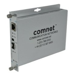 CNFE2MCPOE 10/100 Mbps Ethernet 2 Port Media Converter; Electrical to SFP Optical with Power Over Ethernet