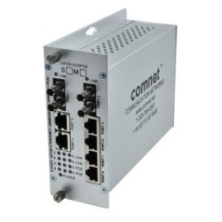 CNFE6+2USPOE-M 8 Port 10/100 Mbps Ethernet Unmanaged Switch 2FX Multimode, 6TX (PoE)