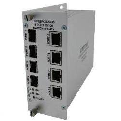 CNFE8FX4TX4US Unmanaged Switch, 8 Port,100Mbps, 4 Fiber, 4 Copper