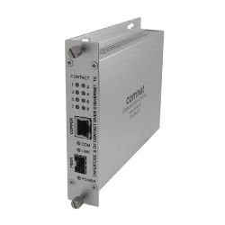 CNFE8RCOE Eight Channel Contact Closures Over 10/100 Ethernet (Contact to Ethernet Receiver)
