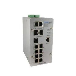 CNGE3FE7MS2 Environmentally Hardened Managed Ethernet Switch with (7) 10/100TX + (3) Configurable 10/100/1000TX / 100/1000FX Ports