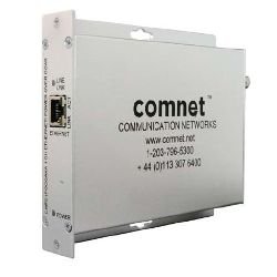 CWFE1POCOAXA 10/100Mbps Media Converter, Commercial Grade Ethernet to COAX with Power