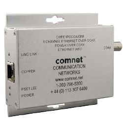 CWFE1POCOAXBM 100Mbps Ethernet-over-Coax + 15 watt PoE