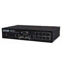 CWGE2FE8MSPOE Commercial Grade Managed Ethernet Switch: (8) 10/100TX RJ45 + (2) 10/100/1000TX or 100/1000FX SFP Ports and Power Over Ethernet (PoE)