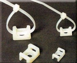 DC-2M 2" X 2" Natural 4 Way Cable Tie Adhesive Mounts