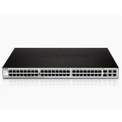 DES-1210-52 48-Port Fast Ethernet WebSmart Switch, 2 Gigabit BASE-T, 2 Gigabit Combo BASE-T/SFP