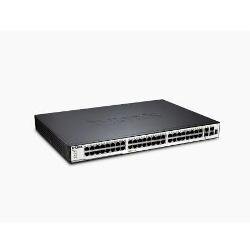 DGS-3120-48TC-SI 44-Port Gigabit xStack Managed L2 Stackable Switch SI Image, 4 Gigabit Combo BASE-T/SFP Ports