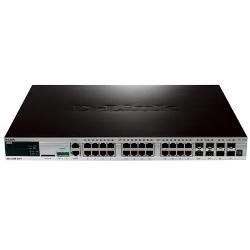 DGS-3420-28PC 28-Port xStack Layer 2+ Managed Stackable Gigabit PoE+ Switch