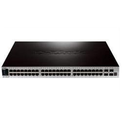DGS-3420-52T 48-Port Gigabit xStack Managed L2+ Stackable Switch, 4 10G SFP+ Ports