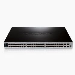 DGS-3620-52T-SI 48-Port Gigabit xStack Managed L3 Stackable Switch SI Image, 4 10G SFP+ Ports