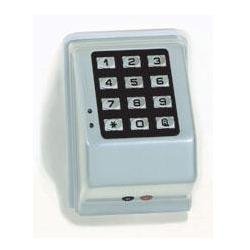 DK3000-MS Alarm Lock Keypad 2000 User Codes - Audit Metalic Silver 