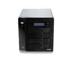 DNS-1250-04 ShareCenter Pro 1250, S-Series Network Storage, 4-Bay Desktop NAS + iSCSI, 2xGbE, 5xUSB, RAID 0/1/5/6/10, Virtual Disk Drive Expansion