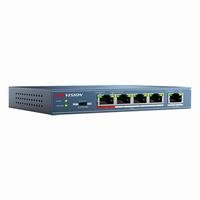 DS-3E0105P-E Hikvision L2 Unmanaged 4 100M PoE port 1 100M uplink port 802.3af/at PoE power budget 58W