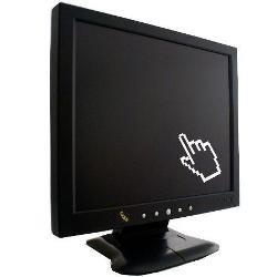 GS-LCDTCH17 17" Touch Screen LCD Monitor with BNC and VGA inputs/outputs
