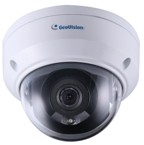 Geovision GV-TDR4702 Series 4MP H.265 Low Lux WDR IR Mini Fixed Rugged IP Dome