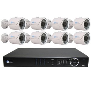 8 HD 720p Bullet Cameras DVR Kit for Business Professional Grade