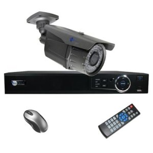 1 Bullet IR Security DVR Kit for Business Commercial Grade