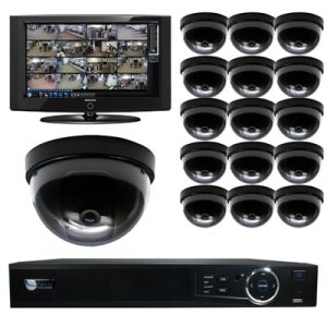 16 Dome Cameras DVR Kit for Business Professional Grade
