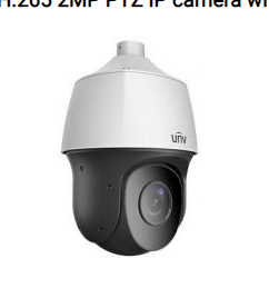 2MP PTZ IP camera with 22x Optical Zoom