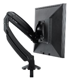 K1D100B KONTOUR™ Dynamic Desk Clamp Mount, Single Monitor, Black