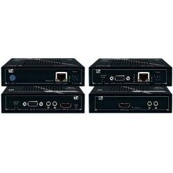 KD-CATHD300 HDBT/HDMI "Lite" via Single CAT5e/6 (TX/RX) Extenders with EDID Control, Full Buffer System, bi-directional RS232 & IR